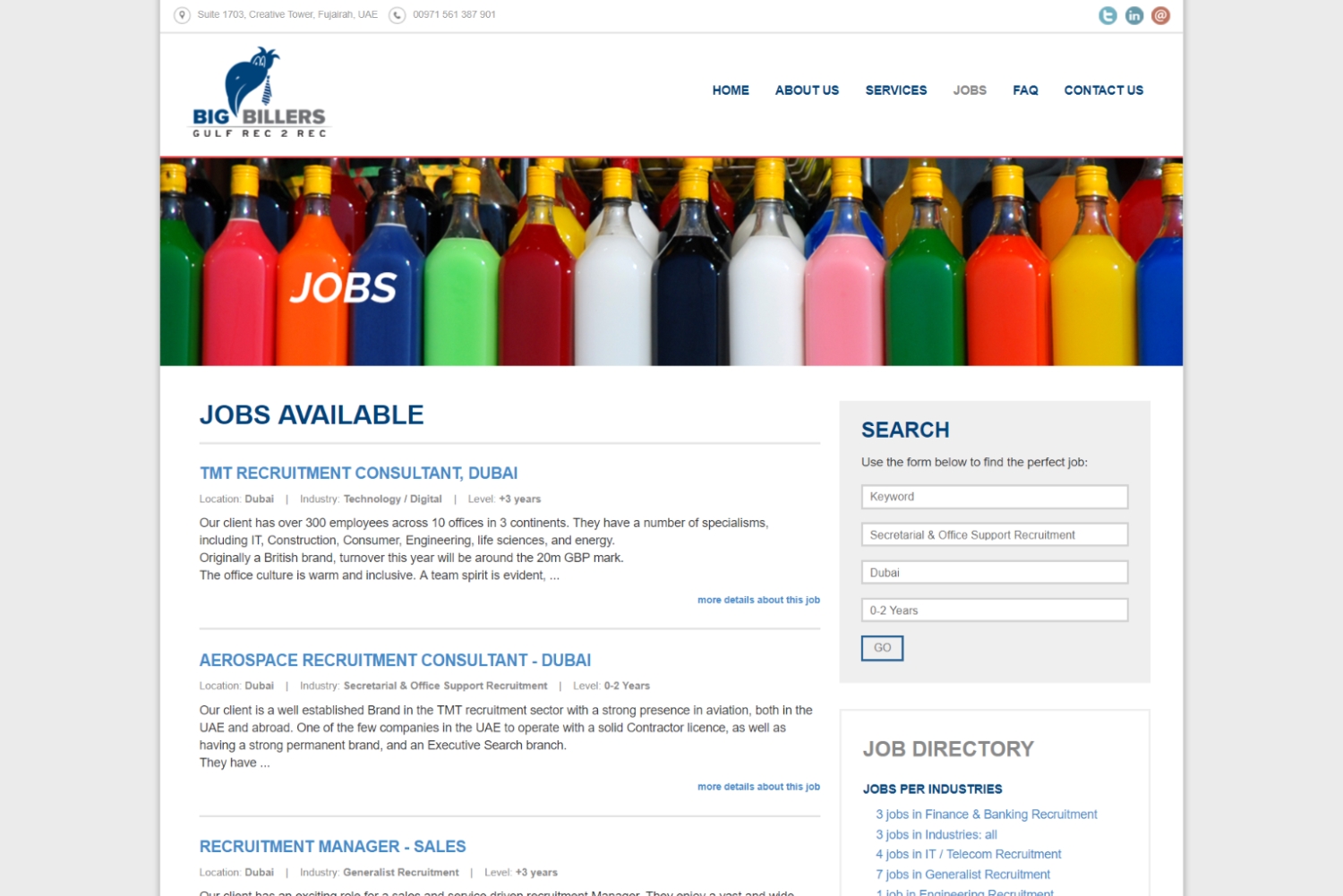 Find jobs at Big Billers Recruiting
